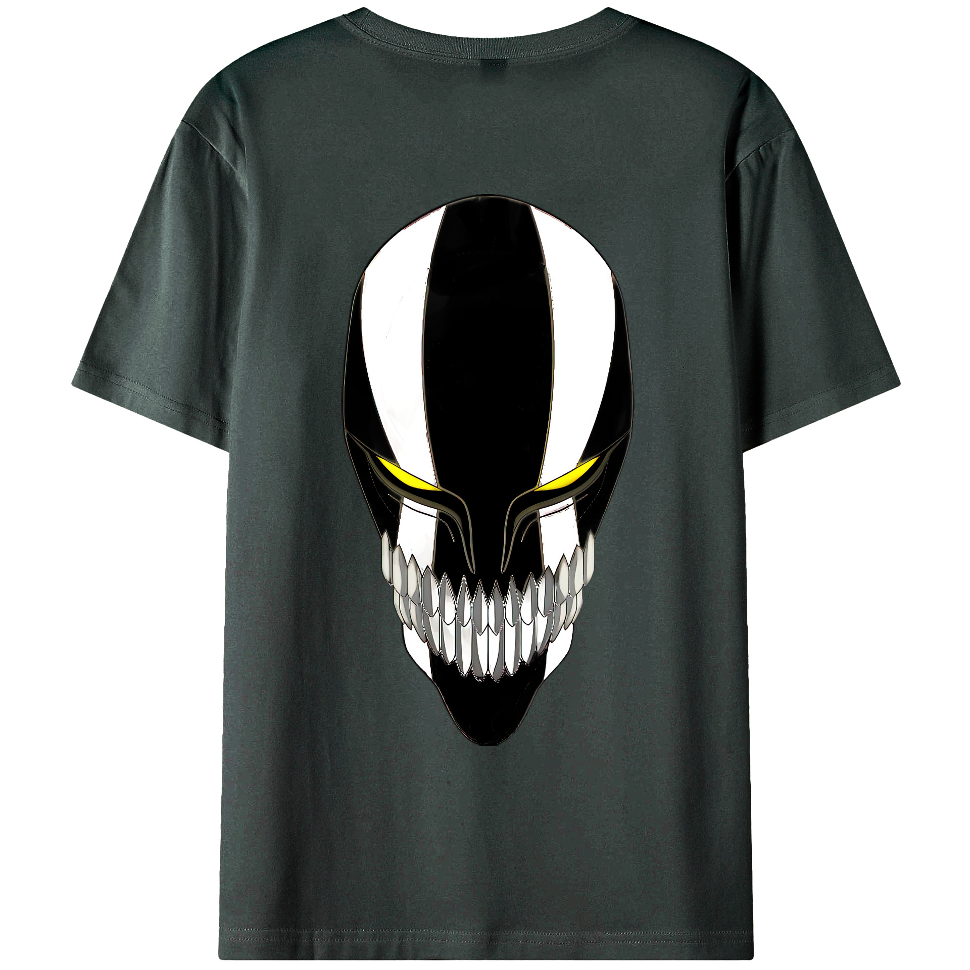 （画像用） ブリーチ 黒崎一護（くろさき いちご）BLEACH Kurosaki Ichigo 綿100％ メンズ半袖Tシャツ（バックプリント） 通気性